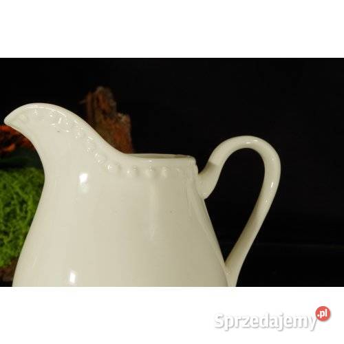 Biały porcelanowy mlecznik dzbanuszek Fine China sprzedam