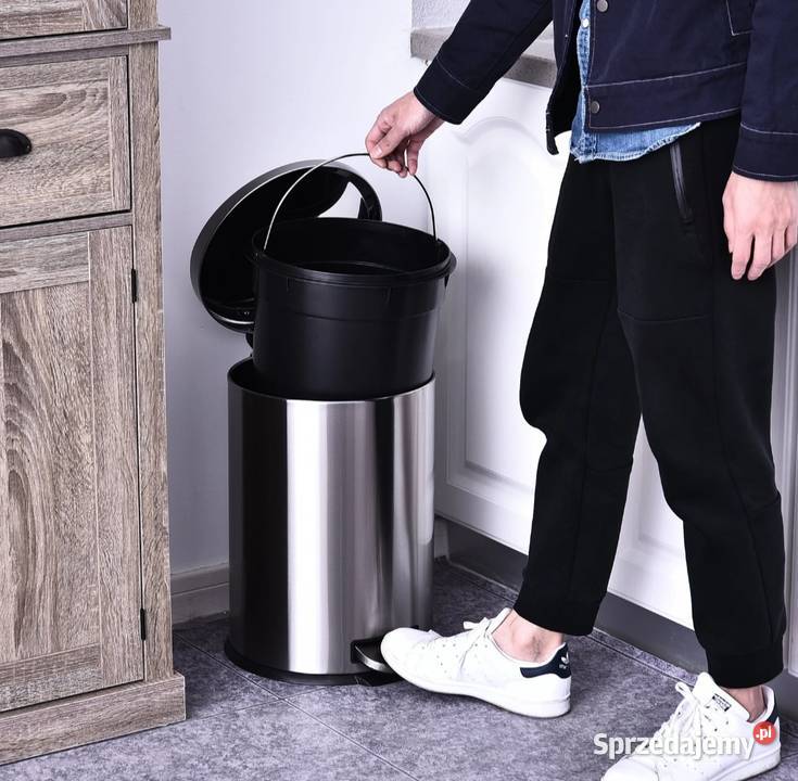 Kosz na śmieci stał nierdzewna Brzesko