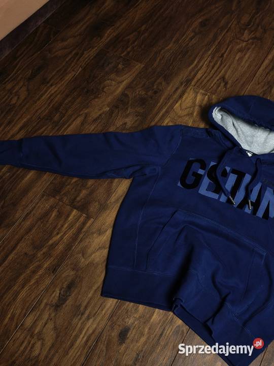 Gstar hoodie rap hiphop baggy style niebieski