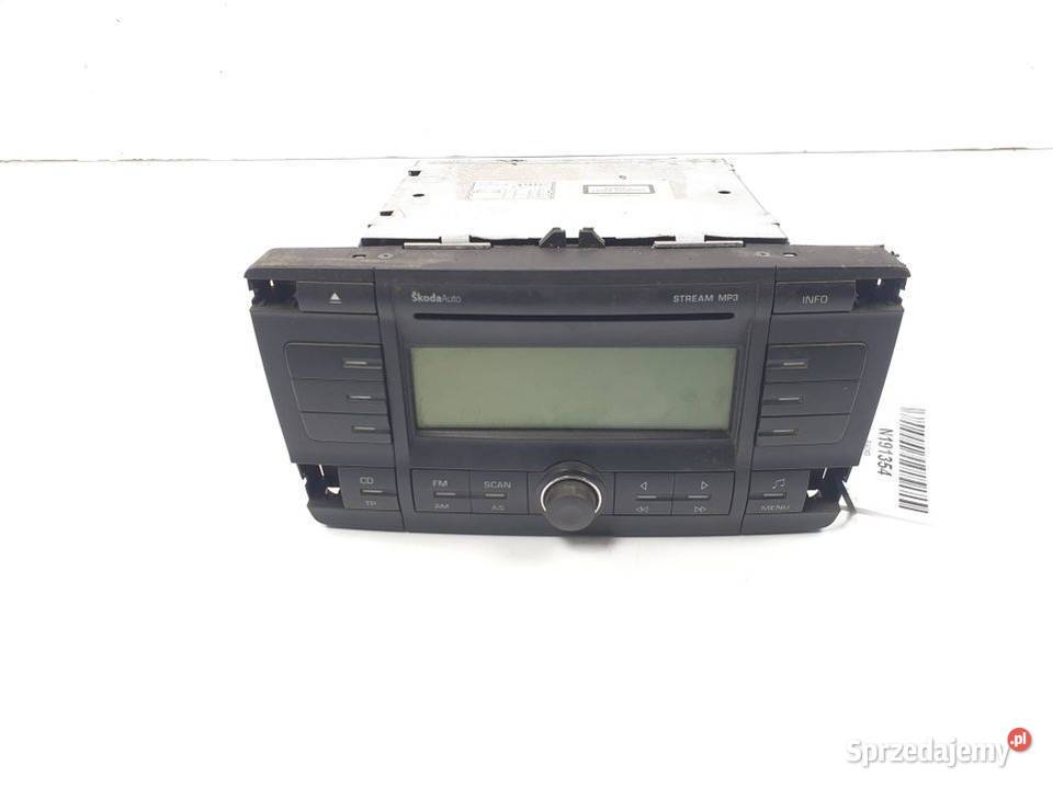 RADIO SKODA OCTAVIA II 1Z0035161C Pozostałe