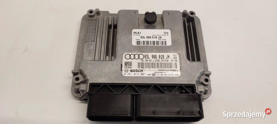 AUDI Q5 8R KOMPUTER SILNIKA 20 TDI 03L906018JN osobowe Komputery