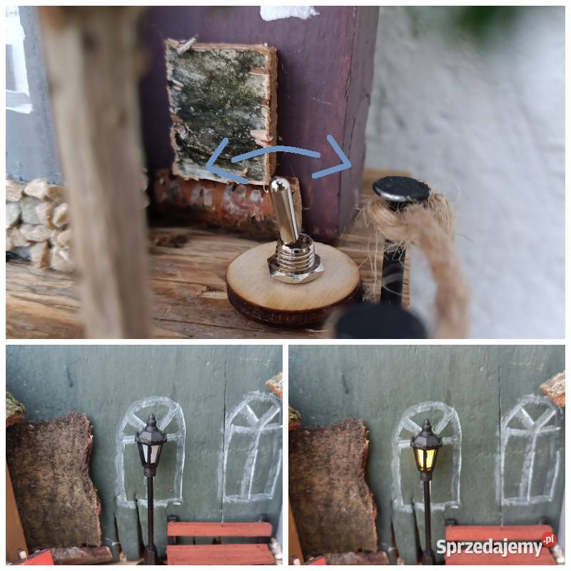 Drewniany wieszak handmade na ubrania z Elbląg sprzedam