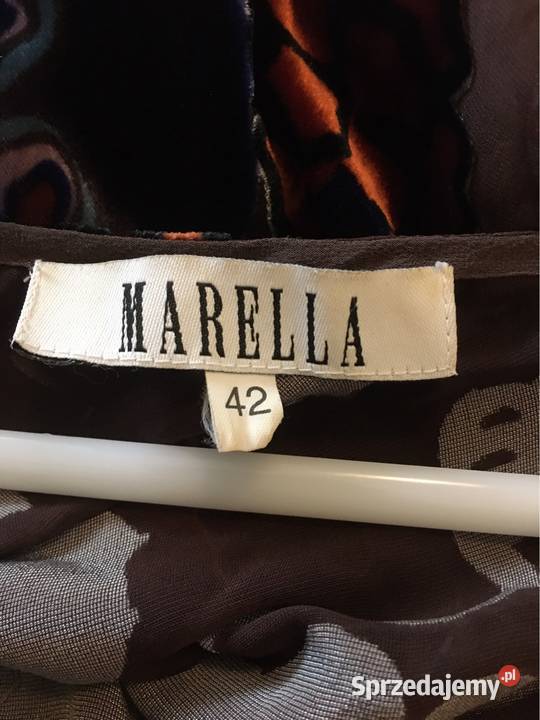 Bluzka z rękawem 34 vintage Marella 42 Skawina sprzedam