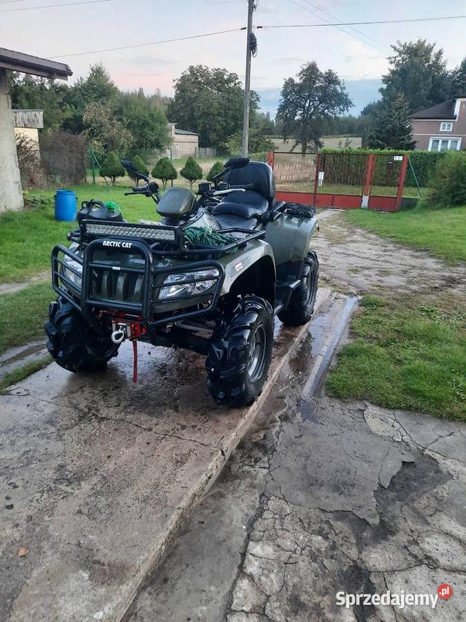 Duży Quad Arctic cat 650 zarejestrowany kat B 2 Rogów