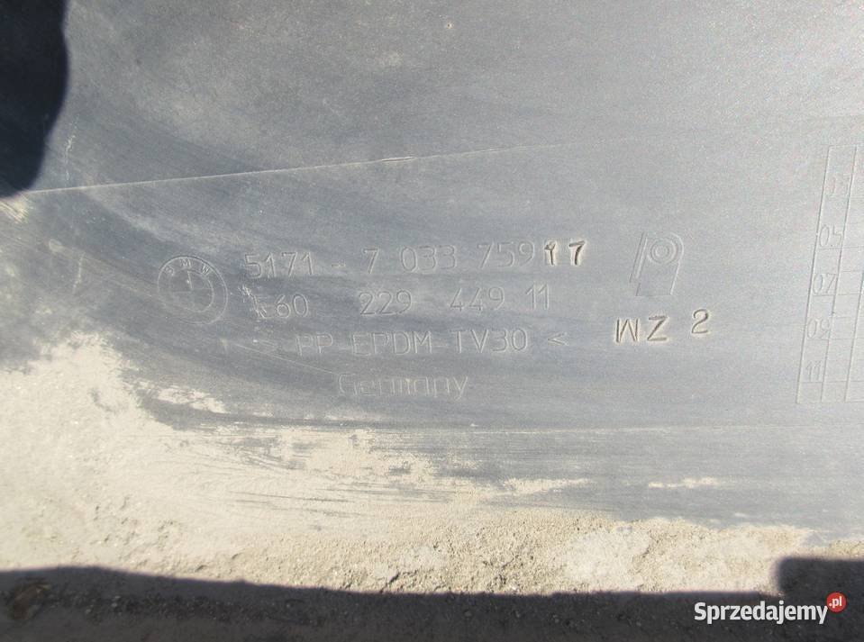 BMW 5 E60 E61 LEWY PRÓG LISTWA PROGOWA LEWA Ruda Śląska