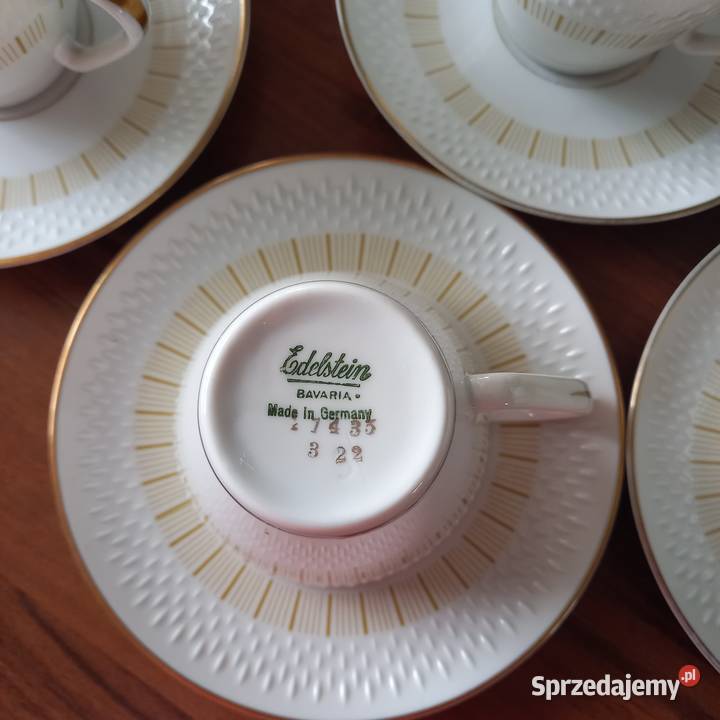 Komplet filiżanek EDELSTEIN 11 sztuk Bielsko-Biała