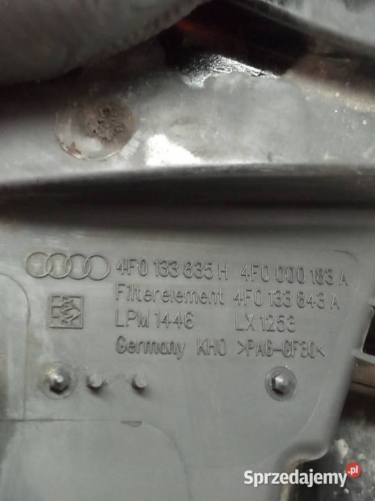 OBUDOWA FILTRA POWIETRZA 4F0133835H 20 TDI Audi Obudowy filtrów