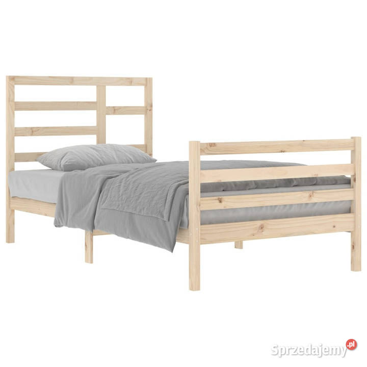 Rama łóżka lite drewno 100 x 200 WM3105850 Warszawa