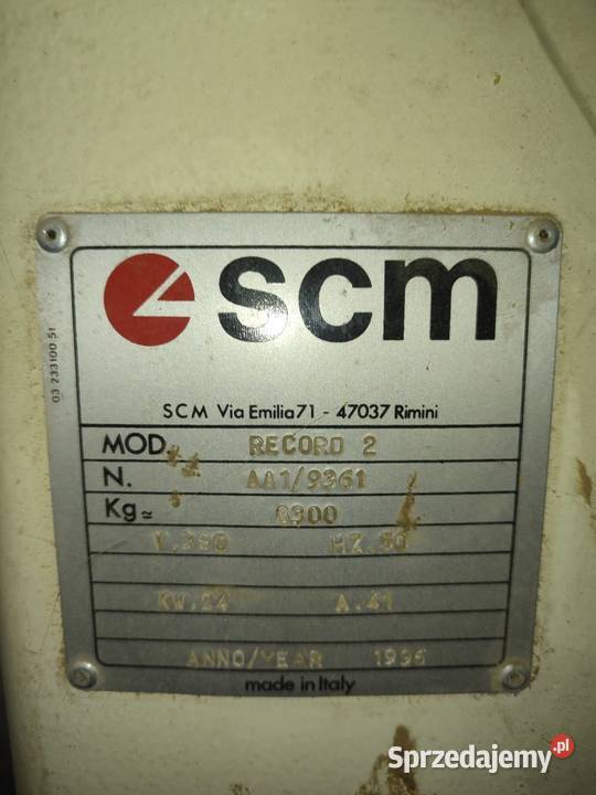 CNC SCM Record 2 do schodów Wejherowo