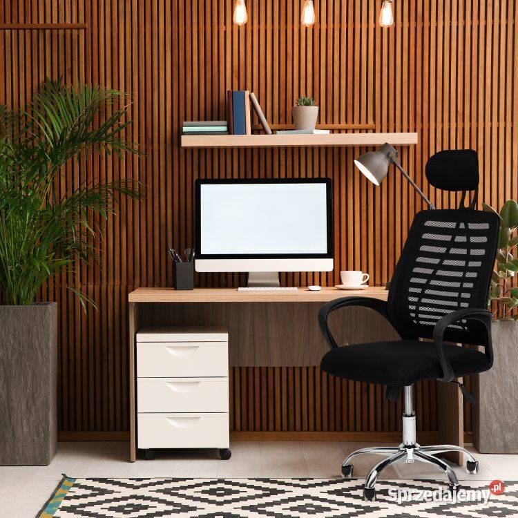 Fotel obrotowy biurowe krzesło zagłówek podlaskie Bielsk Podlaski