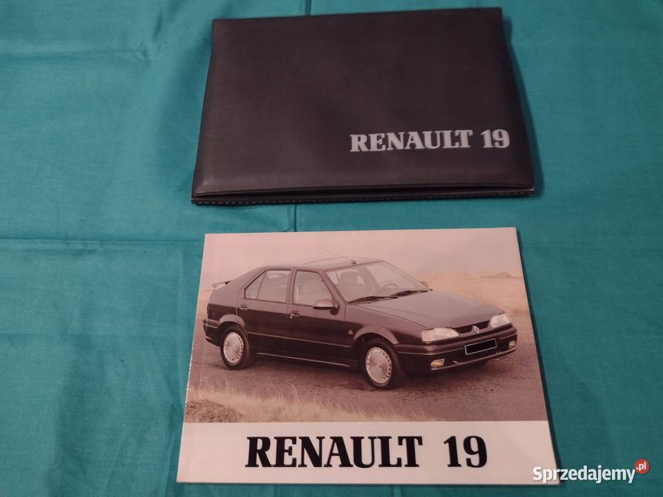 RENAULT 19 Instrukcja Obslugi książka serwisowa Łódź