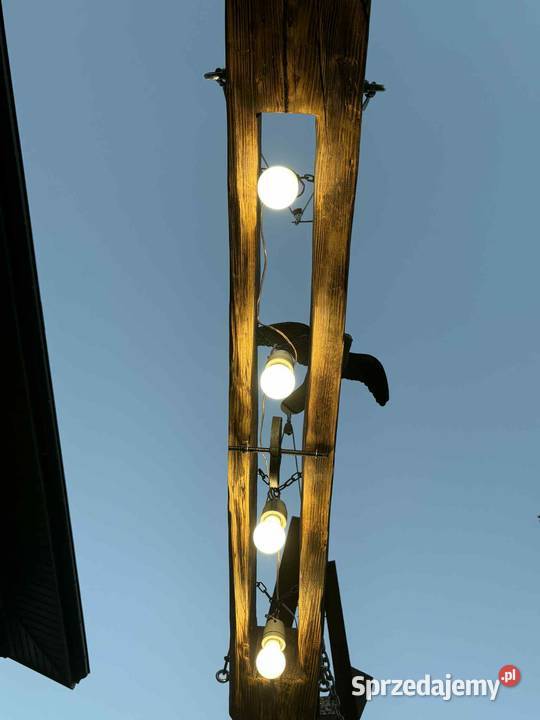 Na sprzedaż Unikalna lampa z belki w stylu Pozostałe podkarpackie
