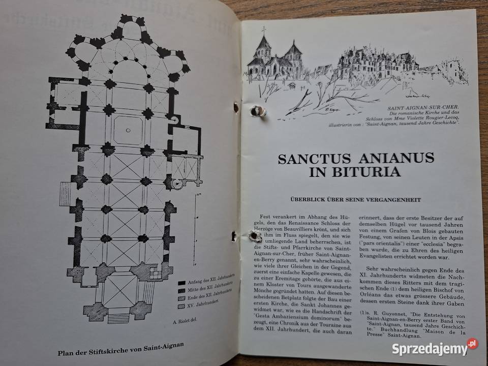 Francja SaintAignansurCher Seine Stittskirche j Kraków sprzedam