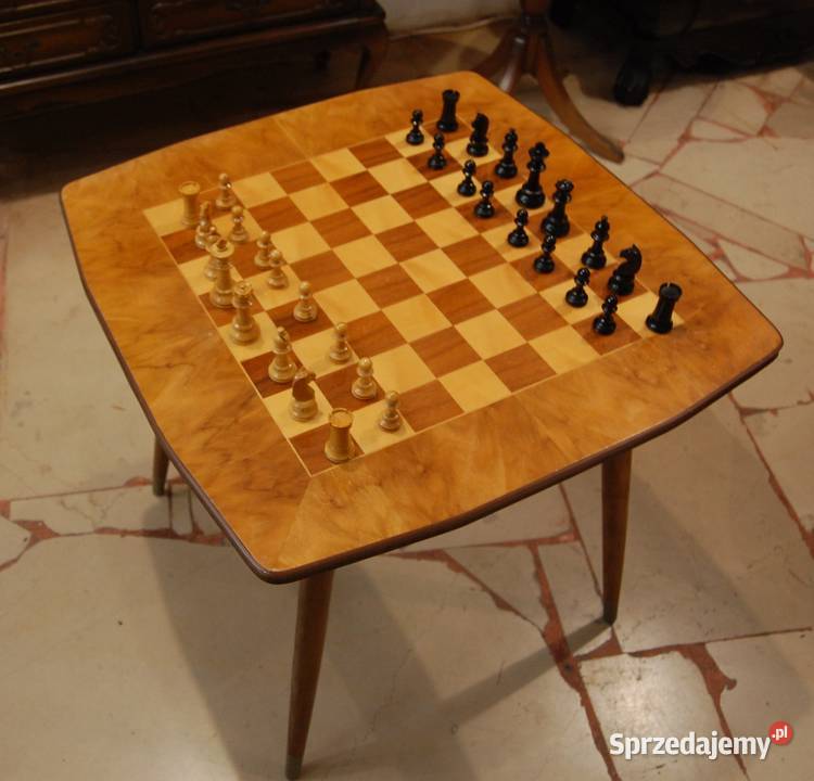 Stolik szachowy patyczak PRL Lublin sprzedam