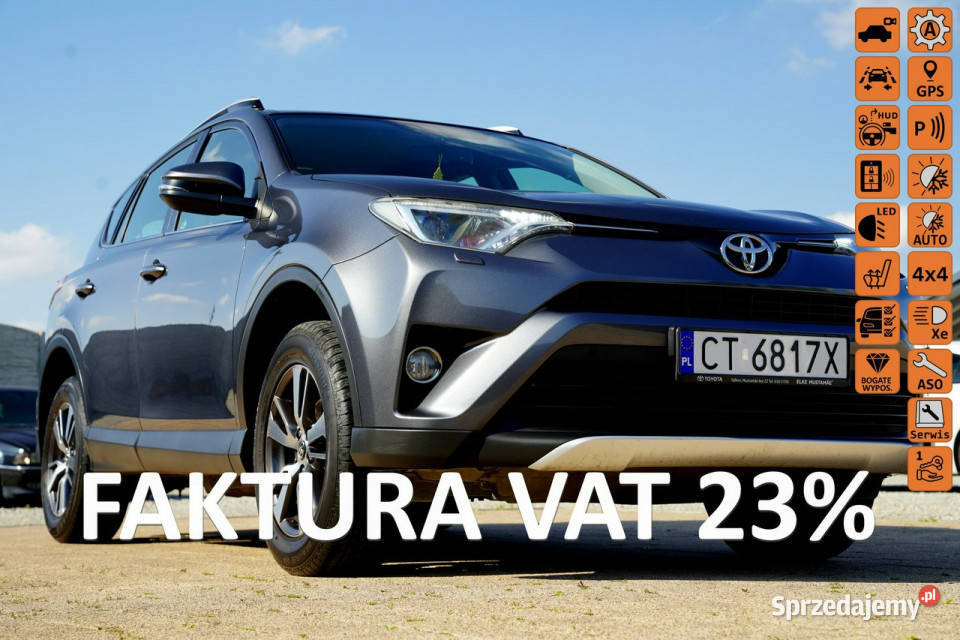 Toyota RAV4 4x4 PODGRZEWANE FOTELE xenon LEDY asystent pasa ruchu