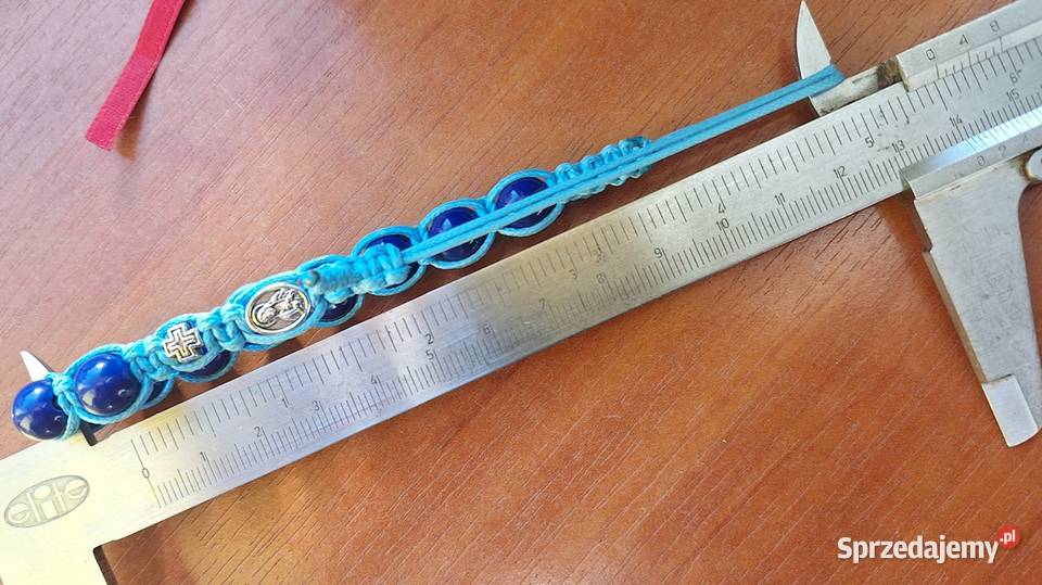 Różaniec bransoletka na rękę mały krzyżyk i Antyki, Sztuka, Kolekcje mazowieckie Legionowo