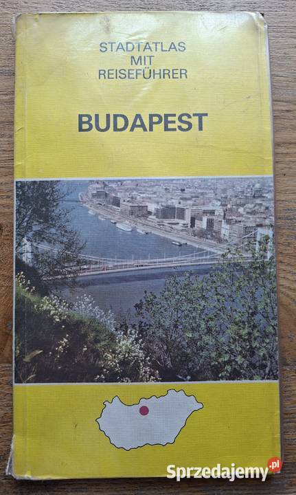 Budapest Stadtatlas mit Reisefuhrer Mapy i przewodniki Kraków