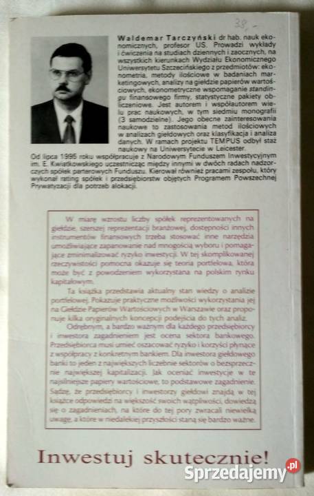 Rynki kapitałowe Metody ilościowe Pozostałe podkarpackie Rzeszów