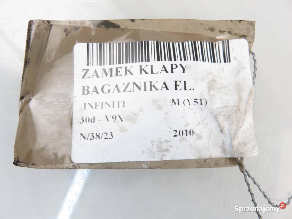 ZAMEK KLAPY INFINITI M Y51 Q70 sprzedam