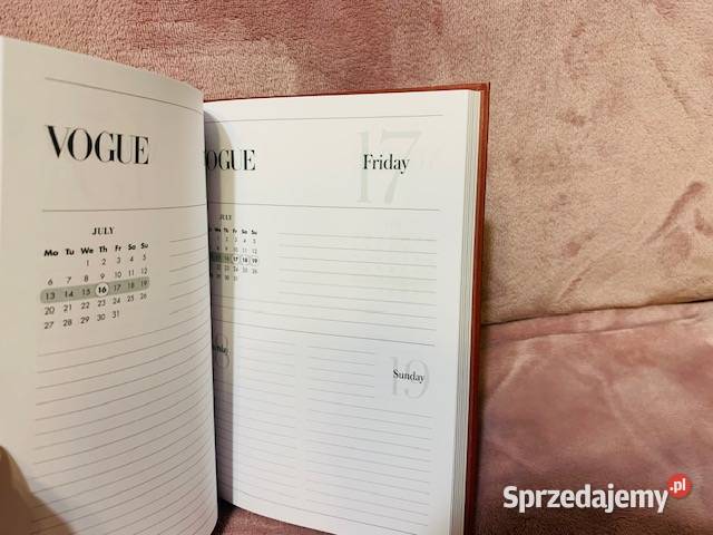 Vogue 2026 planer diary kalendarz calendar Warszawa