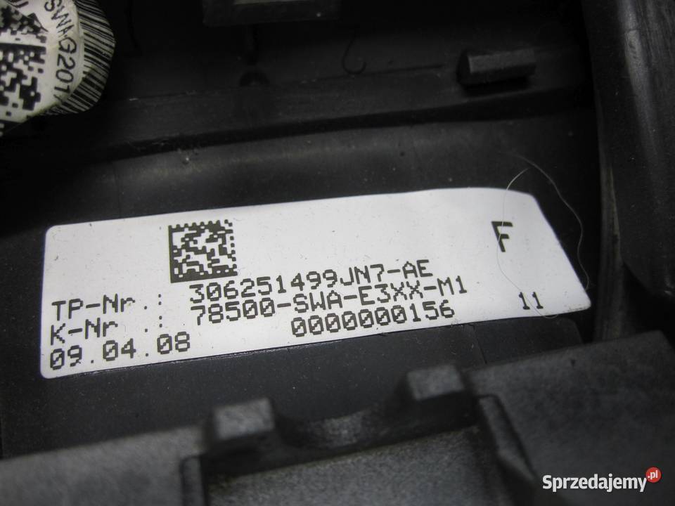 HONDA CRV III 08r kierownica 78500SWAE3XXM1 świętokrzyskie Kielce