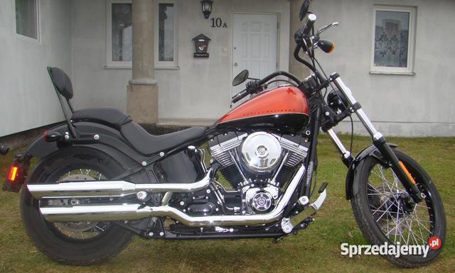 Harley Davidson Fxs Blackline Softail nieuszkodzony Motocykle i skutery Czersk