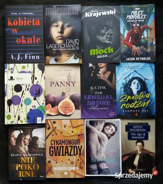 książki z różnych gatunków Proza i poezja Olkusz sprzedam