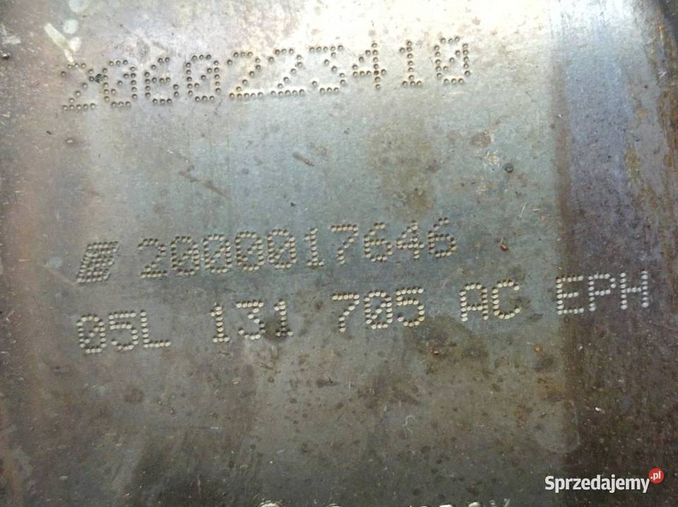 FILTR CZĄSTEK STAŁYCH DPF FAP 20 TDI 14