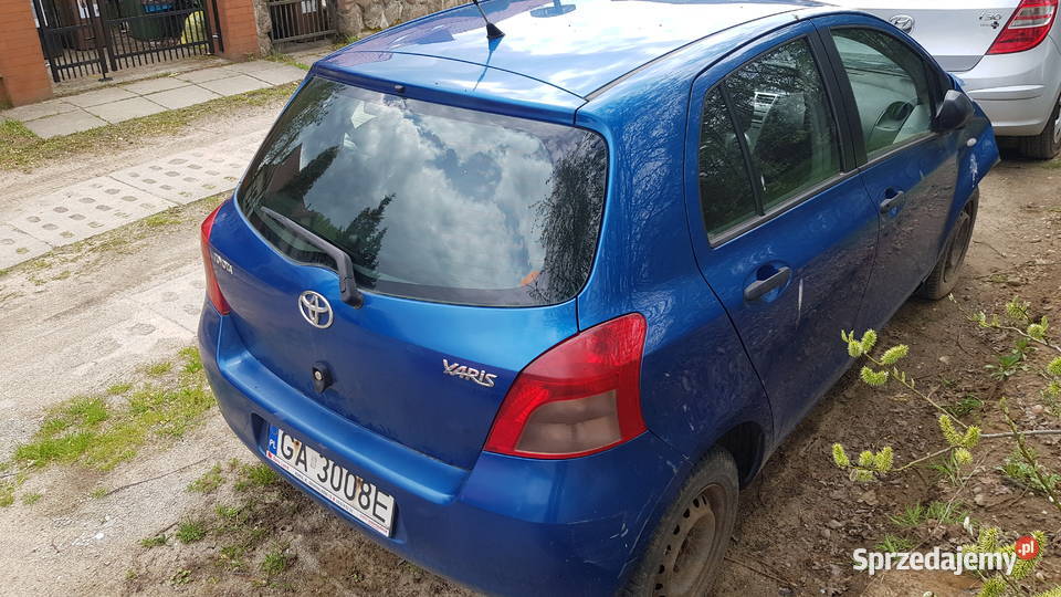 TOYOTA YARIS 10 2007 USZKODZONA Gdynia