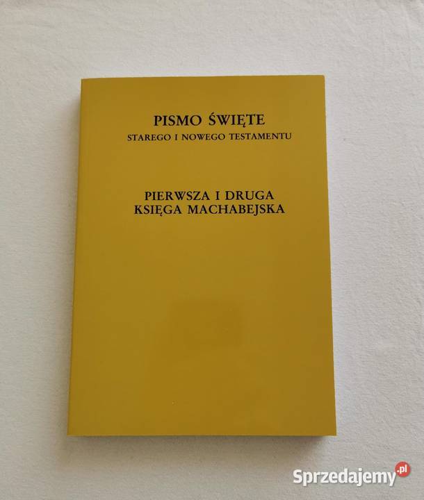 Biblia Lubelska – Pierwsza i Druga Księga Machabejska