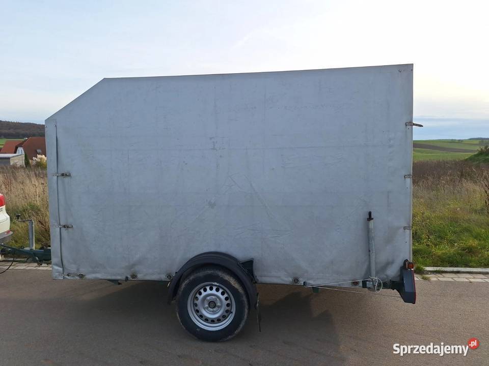 Przyczepa samochodowa platformowa plandeka Zielona Góra