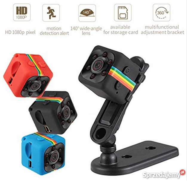 Mini Kamera Full HD 1080p SQ11 Szpiegowska wielkopolskie Poznań