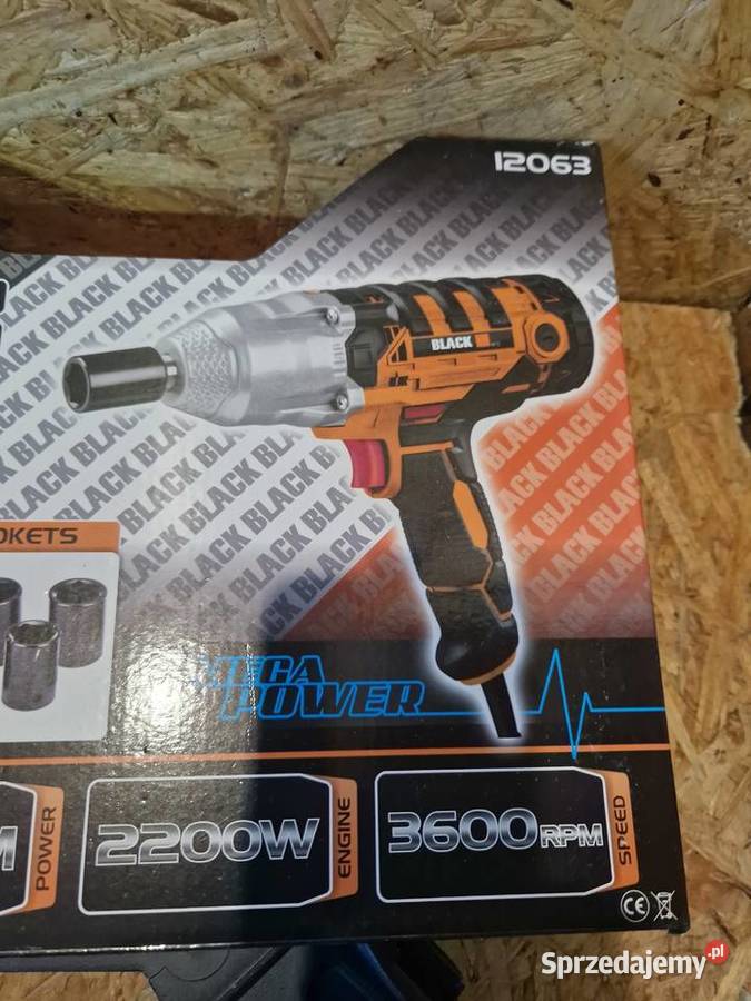 ELEKTRYCZNY KLUCZ UDAROWY 800Nm 12 2200W