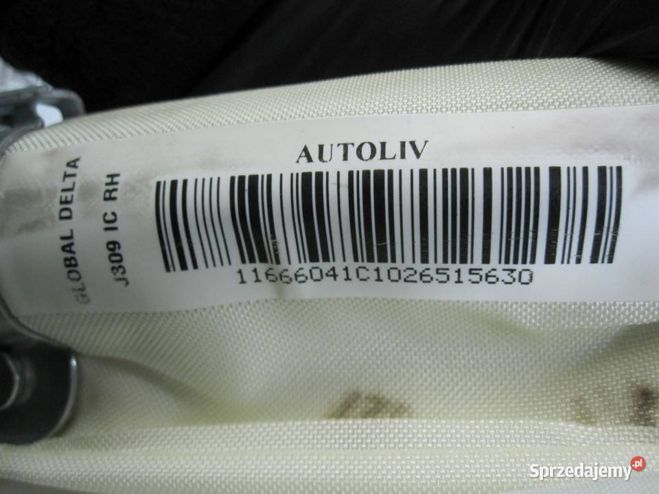 CHEVROLET ORLANDO I 11r AIRBAG kurtyna prawa osobowe