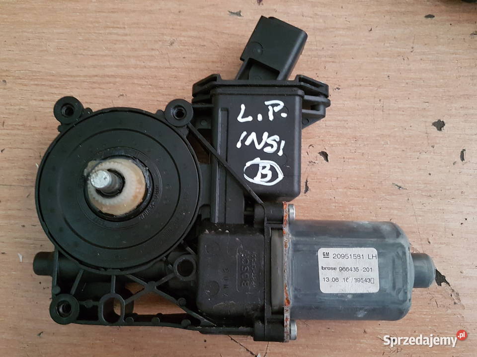 OPEL INSIGNIA A SILNICZEK SZYBY LEWY MODUL SZYBY wielkopolskie Turkowice