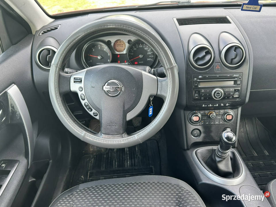 Nissan Qashqai I 20072013 bordowy