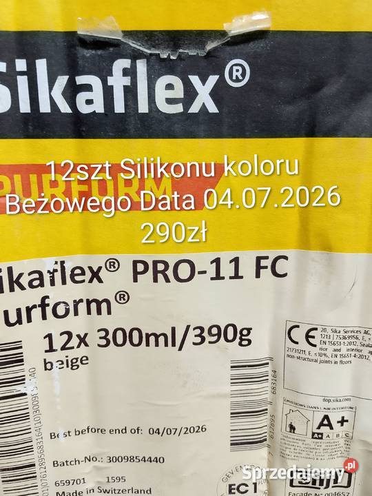 SILIKONY SIKAFLEX KOLORU BEŻOWEGO Ostrów Wielkopolski