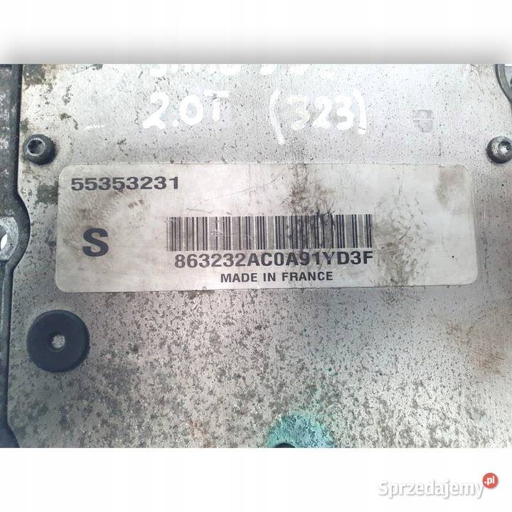 STEROWNIK SILNIKA Saab 93 II 20 T 55353231 Motoryzacja lubelskie Chełm