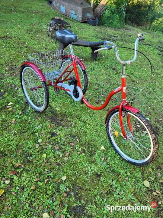 Prawie nowy Rower trójkołowykoła 24 zachodniopomorskie Barlinek