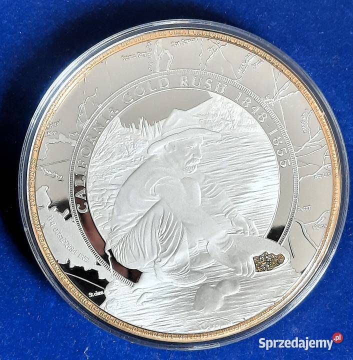 Duży Ciekawy Numizmat Gorączka Złota Kolekcje Gliwice