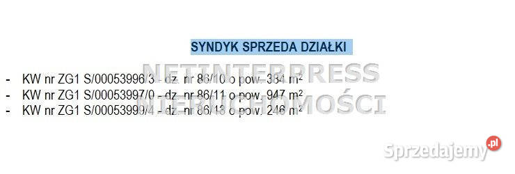 Grunt Świebodzin 246m2