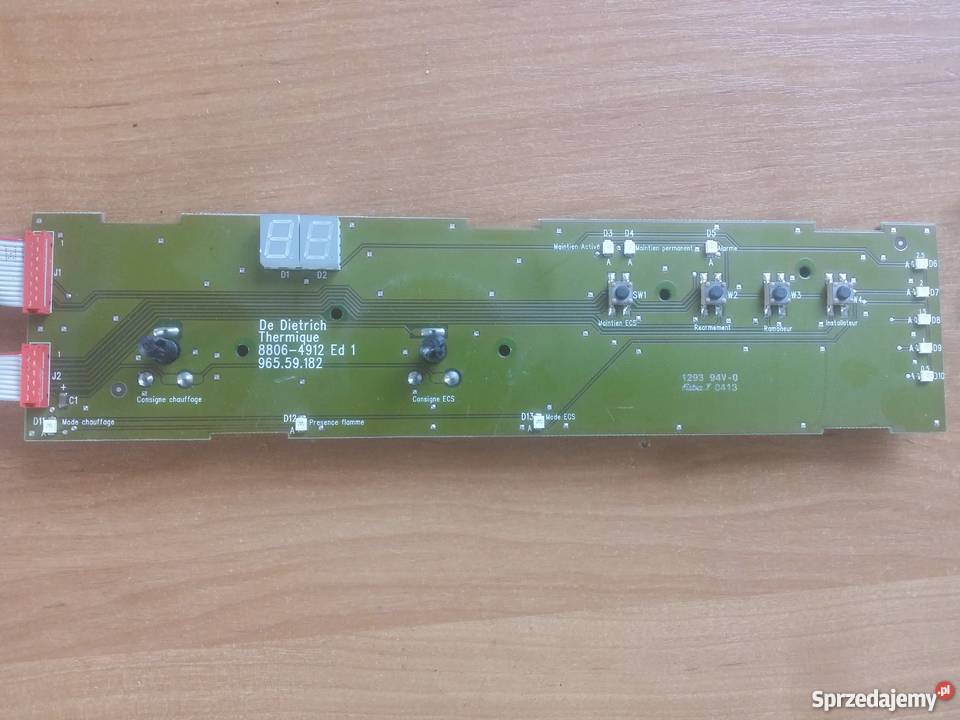 płytka wyświetlacza De Dietrich CityEcodens Grabówka