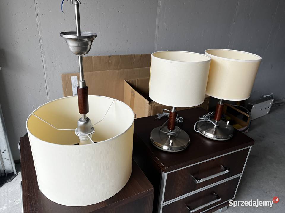 Lampa wisząca 2 lampki nocne komplet