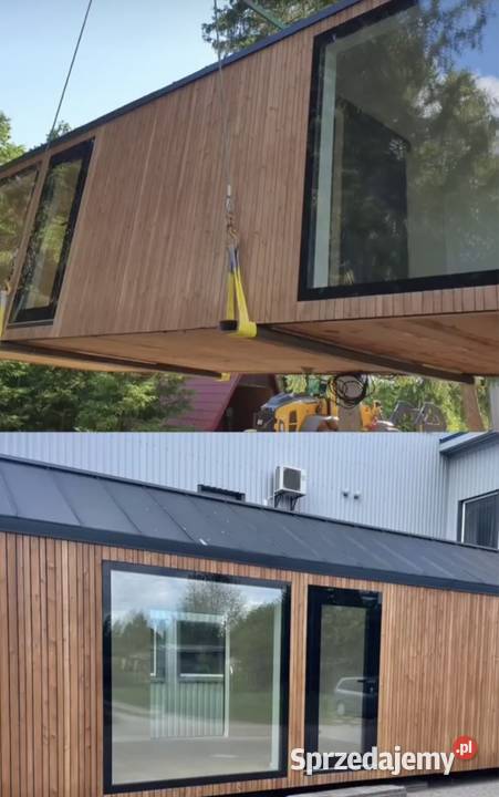 Modułowy domek 35 m w stanie surowym zamkniętym Nowe Miasto