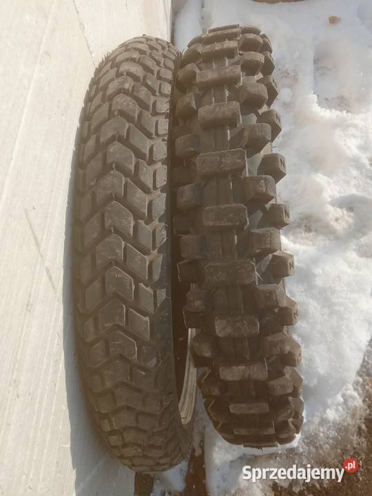 Opona cross 21 enduro dwie sztuki komplet Czernikowo sprzedam