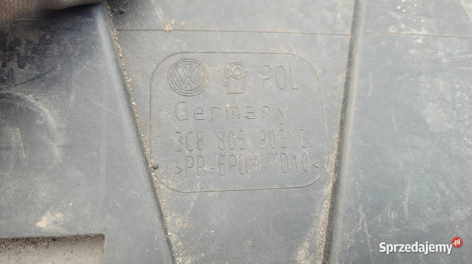 VW PASSAT CC OSŁONA PŁYTA POD ZDERZAK PRZÓD osobowe Pozostałe Ruda Śląska sprzedam