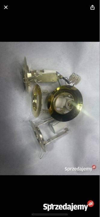 Sufitowa oprawa punktowa E14 Złota śląskie Gliwice