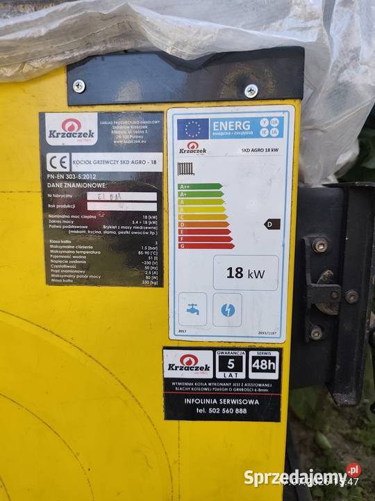 Sprzedam Piec krzaczek 18kw Lublin