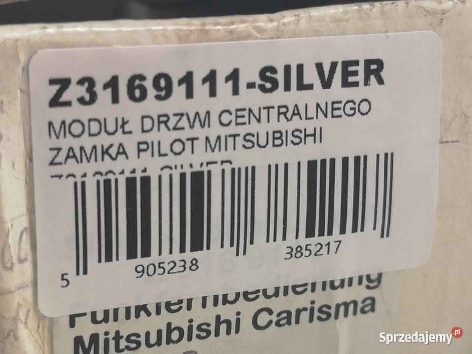MODUŁ ZAMKA DRZWI PILOT MITSUBISHI CARISMA 9500 Komputery