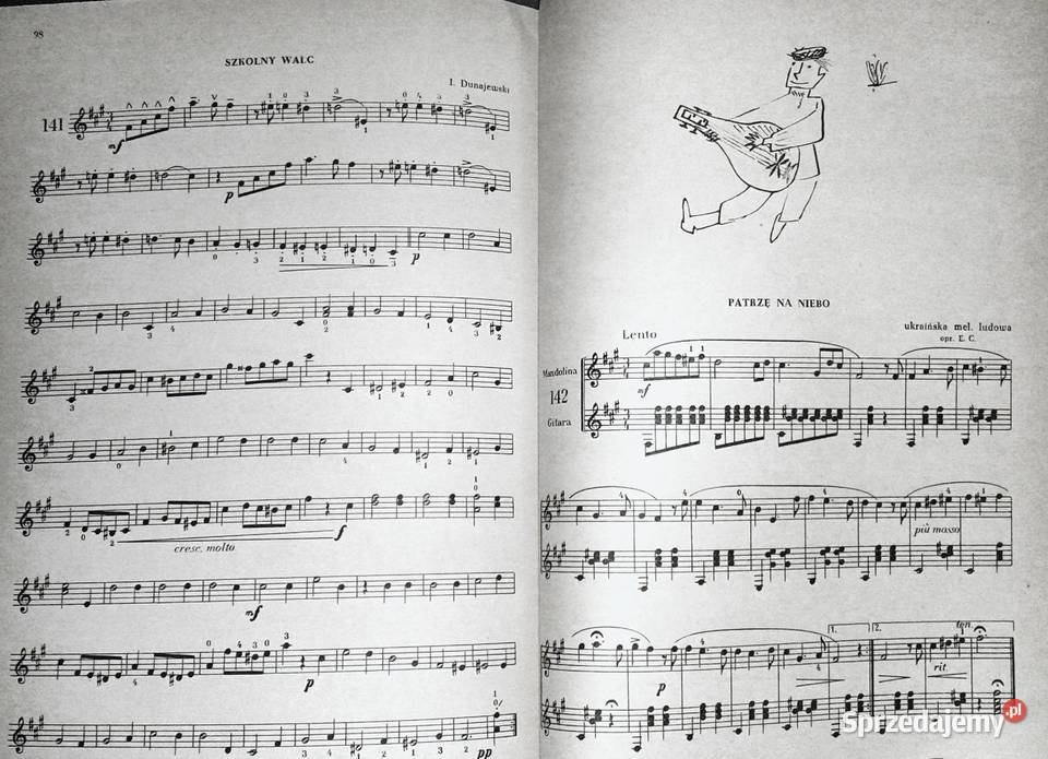 Szkoła gry na mandolinie część 1 Edward Ciuksza Pozostałe Chełm sprzedam